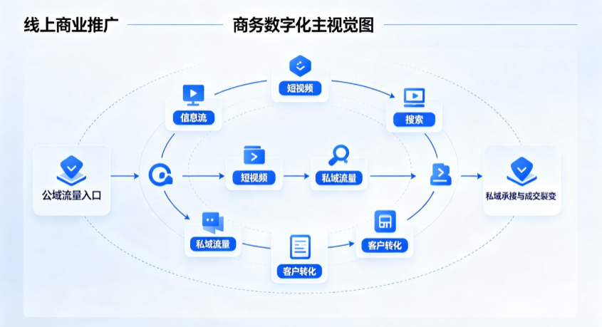 揭西县线上商业推广怎么做？全域流量闭环搭建与低成本转化实战指南
